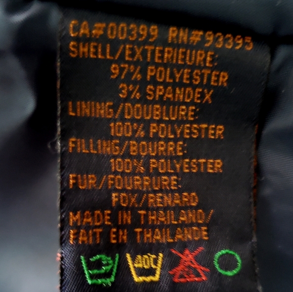 Nuage Women's Blue Long Hooded Coat with Fox Fur Trim - Picture 2 of 9